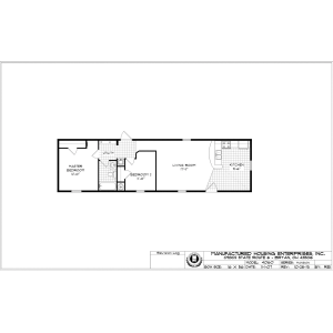 Mansion 4060 Single Wide Mobile Home – 16 x 56