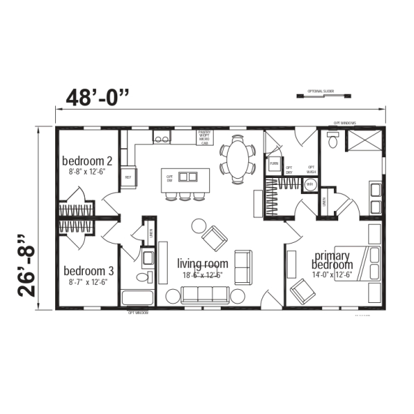 Ruby Ranch Double Wide Mobile Home Millcreek Series – 24 x 48