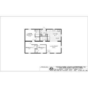 Colorado Ranch Double Wide Mobile Home Mansion Series – 28 x 40