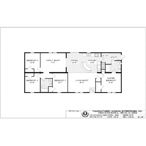 Cottonwood Creek Ranch Double Wide Mobile Home Mansion Elite – 28 x 64