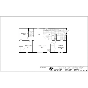 Dakota Creek Ranch Double Wide Mobile Home Mansion Elite – 28 x 52