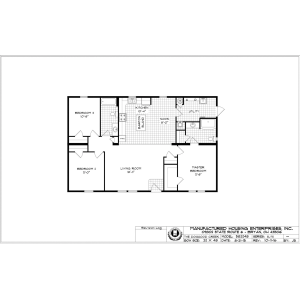 Dogwood Creek Ranch Double Wide Mobile Home Mansion Elite – 32 x 48