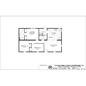 Vermillion Creek Ranch Double Wide Mobile Home Mansion Elite – 28 x 48